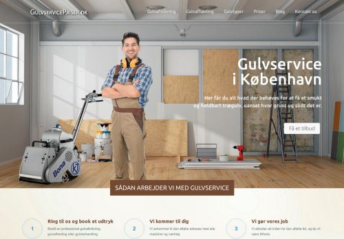 Forsiden af GulvservicePriser
