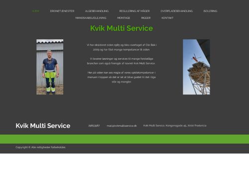 Screenshot af Kvik Multi Service