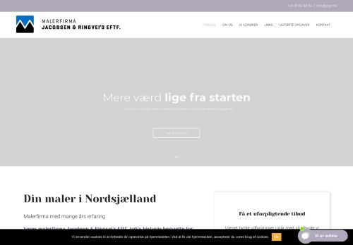 Screenshot af Malerarbejde nordsjælland