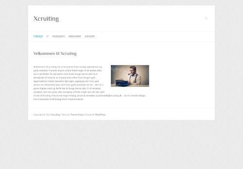 Screenshot af Xcruting - En verden af websites