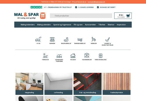 Screenshot af Mal & Spar