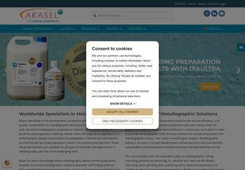 Forsiden af Akasel A/S