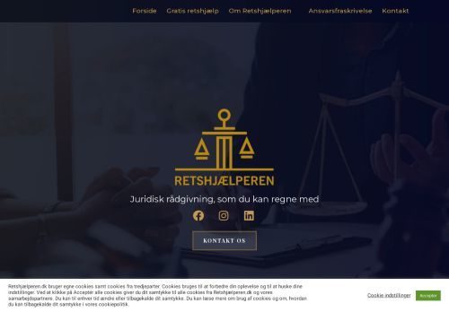 Screenshot af Retshjælperen