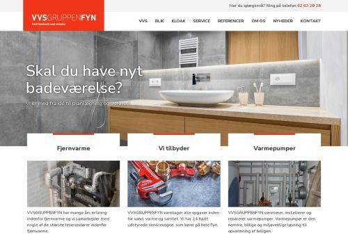 Screenshot af Vælg en professionel VVS'er