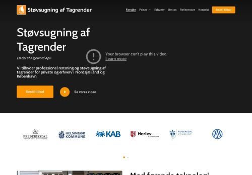 Forsiden af Støvsugning af Tagrender