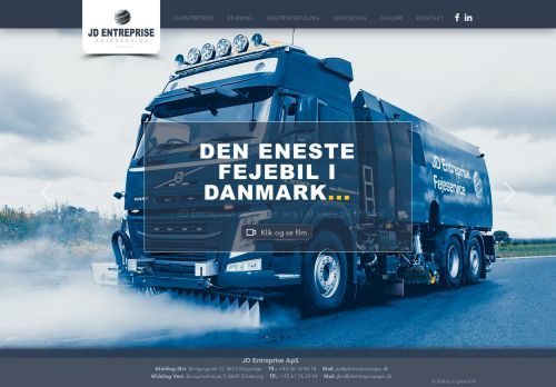 Forsiden af JD Entreprise ApS