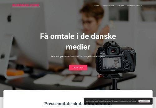 Screenshot af Business Zone