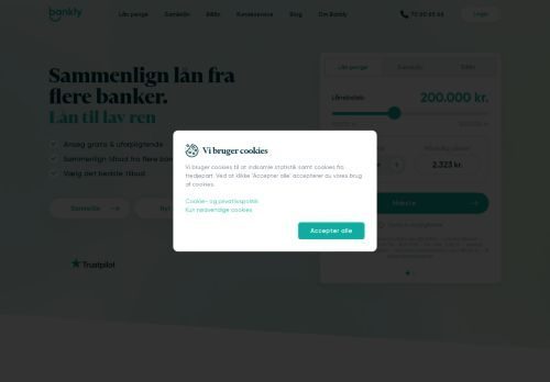 Screenshot af Bankly