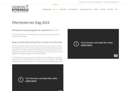 Screenshot af Silkeborg Efterskole