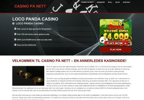 Screenshot af casino-paa-nett.com