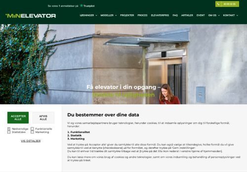 Screenshot af Minelevator Aps