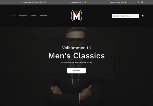 Forsiden af Men's Classics