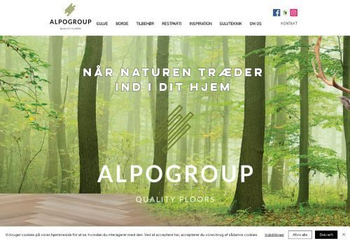 Forsiden af ALPO Group - Quality Floors