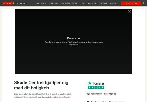 Forsiden af Skøde Centret