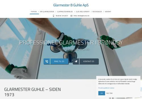 Screenshot af GLARMESTER BERNHARD GUHLE ApS