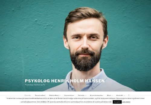 Forsiden af Psykolog i Ry - Henrik Holm