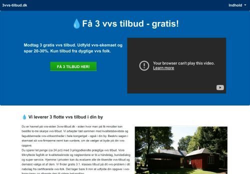 Forsiden af Få 3 gratis tilbud på vvs-arbejde