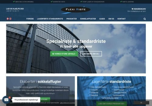 Screenshot af Flexi Riste Danmark