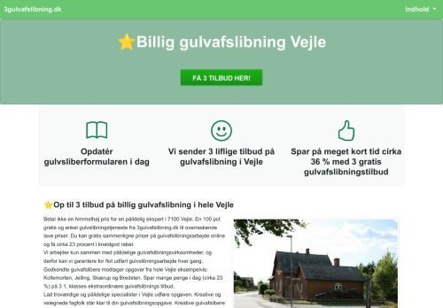 Screenshot af Gulvafslibning Vejle - Modtag 3 gratis tilbud