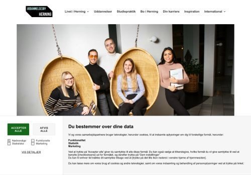 Forsiden af UddannelsesByHerning - Få styr på uddannelsen i Herning