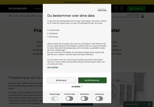 Screenshot af Sparvinduer