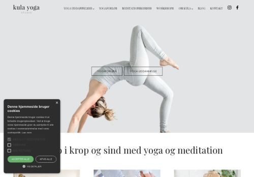 Screenshot af Yoga uddannelse - RYS-200 godkendt