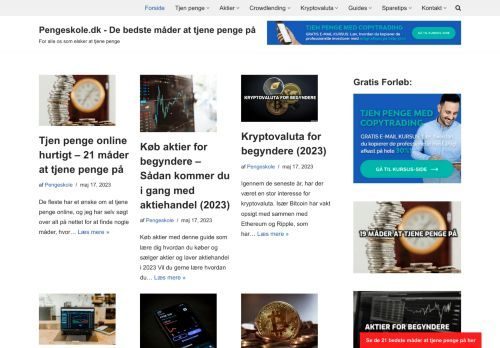 Screenshot af Tjen penge - Måder at tjene penge på