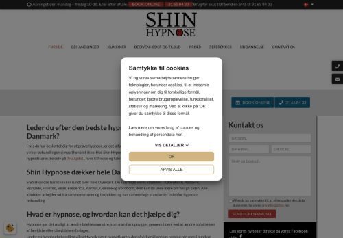 Screenshot af Shin Hypnose - Danmarks Hypnotisør