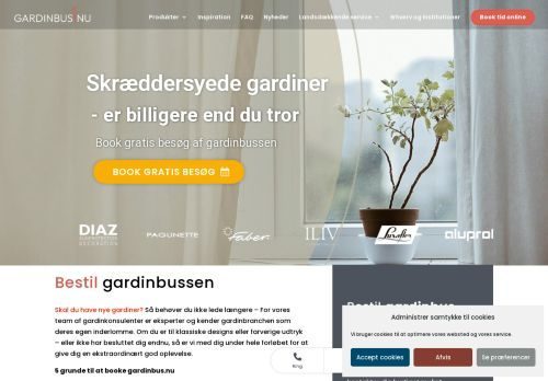 Forsiden af Gardinbussen Gratis