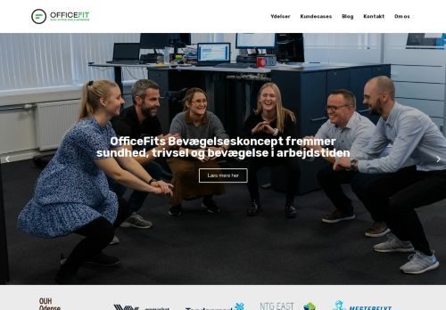 Forsiden af OfficeFit - Sundhed på din arbjedsplads
