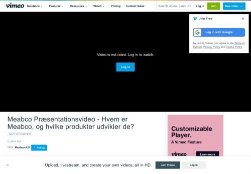 Screenshot af Få indsigt i fremtidens kræftbehandling - Meabco A/S er på Vimeo