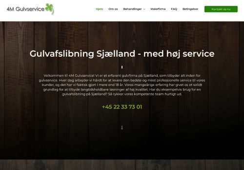 Screenshot af 41M Gulvservice - Gulvafslibning i Søborg