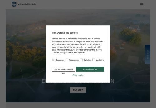 Screenshot af Odsherreds Efterskole