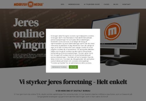 Forsiden af Midirush Media