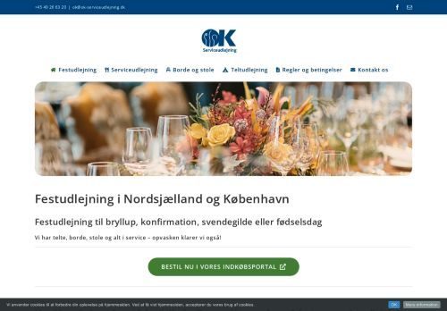 Screenshot af Ok-Serviceudlejning