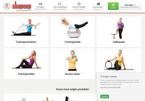 Forsiden af Shapeup