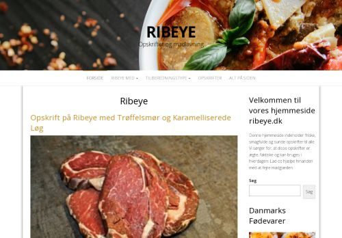 Forsiden af ribeye