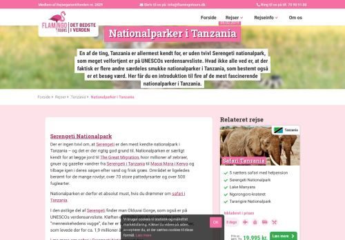 Screenshot af Besøg Tanzanias utroligt smukke nationalparker