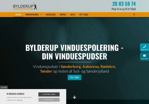Forsiden af Bylderup Vinduespolering