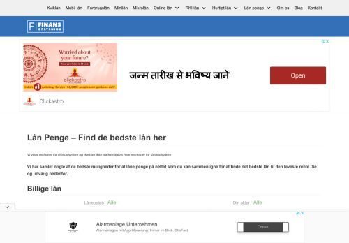 Forsiden af finansoplysning