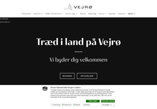 Screenshot af Vejrø Resort - Dansk ø ferie