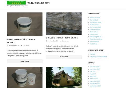 Forsiden af Få 3 gratis håndværkertilbud