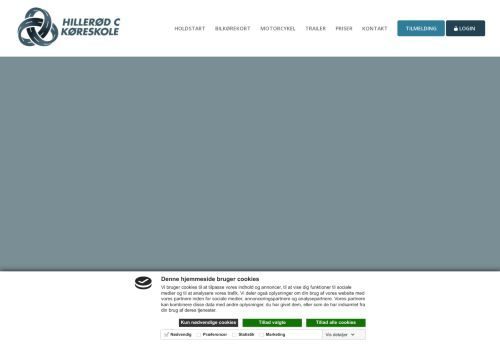 Screenshot af Hillerød C Køreskole