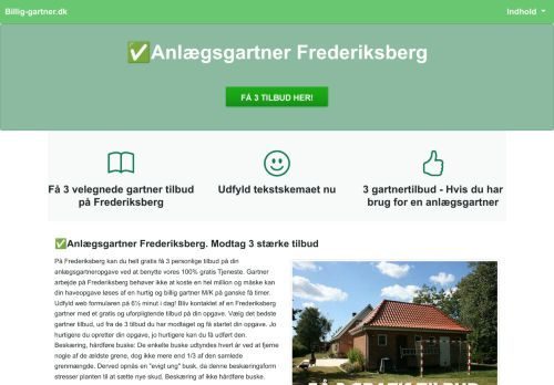 Screenshot af Få 3 gratis gartnertilbud