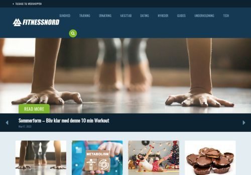 Screenshot af FitnessNord