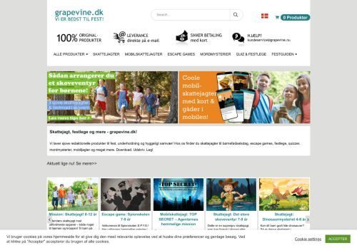 Forsiden af Grapevine.dk