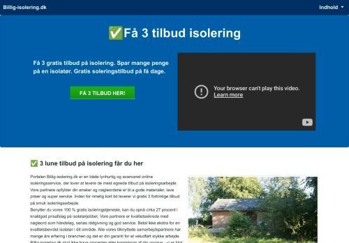 Forsiden af Få 3 gratis tilbud på isolering af boligen