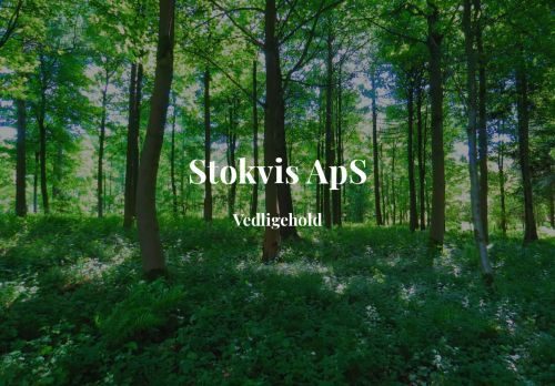 Forsiden af Stokvis ApS