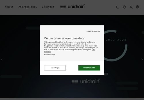 Screenshot af Unidrain