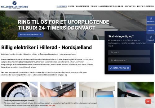 Forsiden af Hillerød Elektrikeren